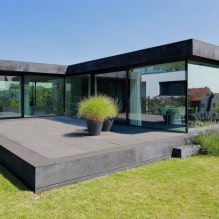 Casas com janelas panorâmicas: 70 melhores fotos e soluções inspiradoras - 16