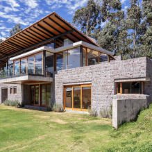 Casas com janelas panorâmicas: 70 melhores fotos e soluções inspiradoras - 17