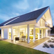 Casas com janelas panorâmicas: 70 melhores fotos e soluções inspiradoras - 10