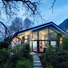 Casas com janelas panorâmicas: 70 melhores fotos e soluções inspiradoras - 21