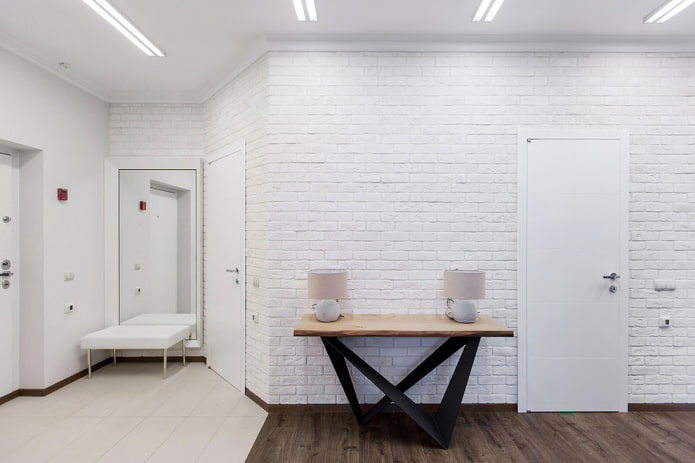 Azulejos combinados com laminado