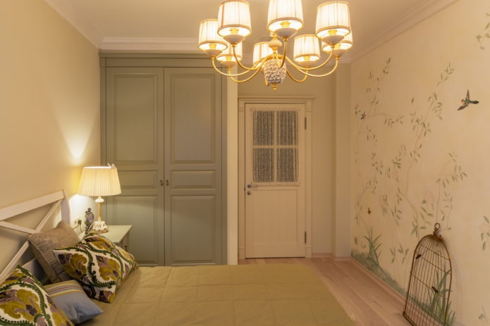 portas no interior em estilo provençal