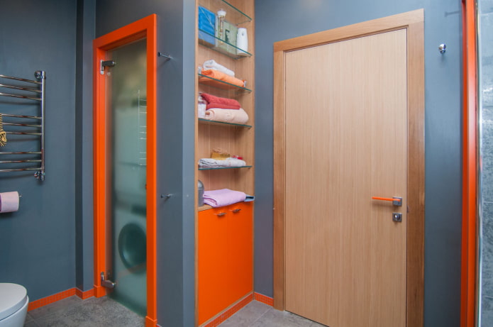 Porta de MDF no banheiro