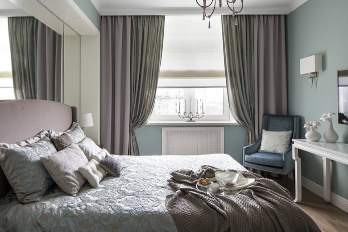 cortinas duplas no interior