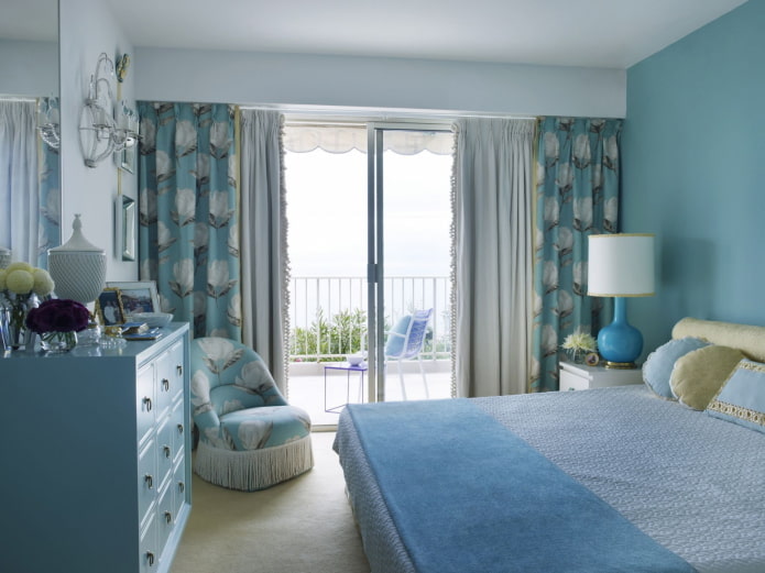 cortinas com estampa floral