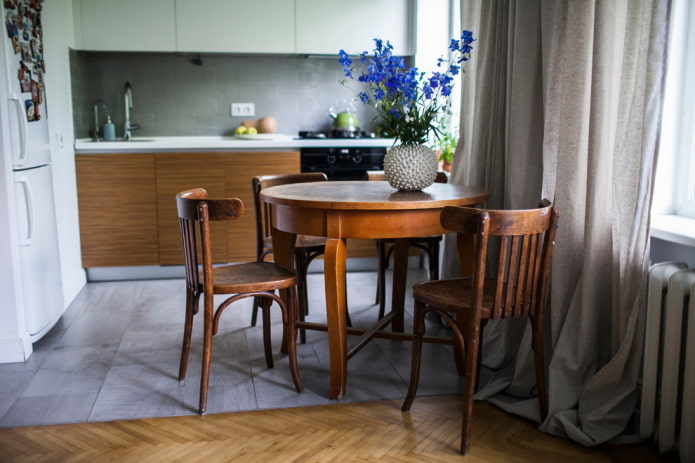 Sala de jantar na porta