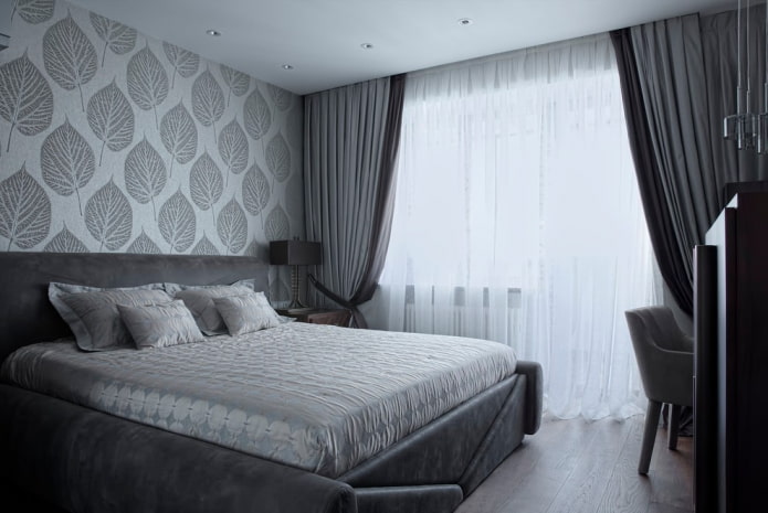 cortinas de duas cores no quarto
