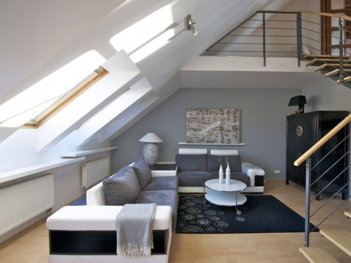 design de interiores de um apartamento de dois andares