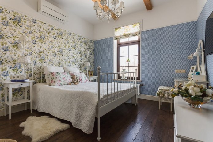 cama de casal forjada no interior