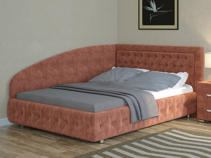 cama de canto de casal no interior