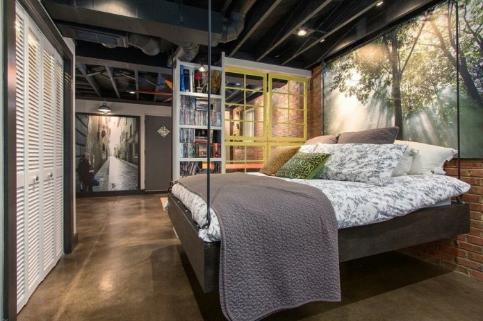 modelo de casal em estilo loft