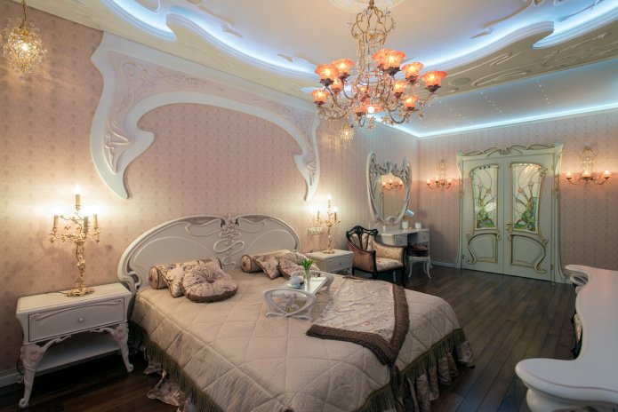 modelo de casal no estilo Art Nouveau