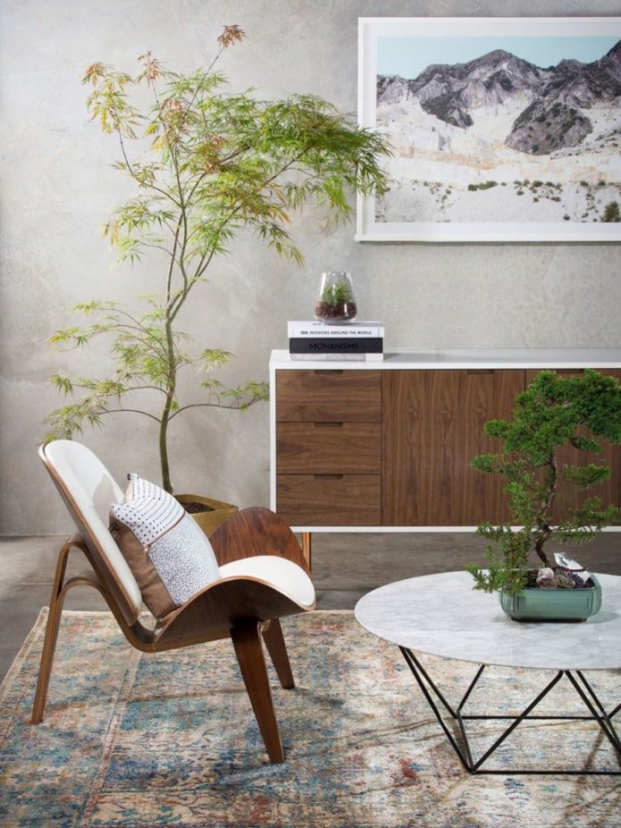 Móveis para sala de estar em estilo japonês