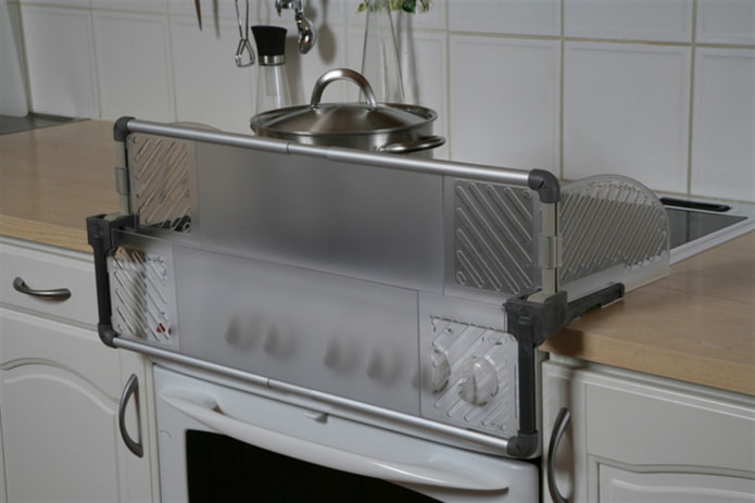 tela de proteção para o fogão