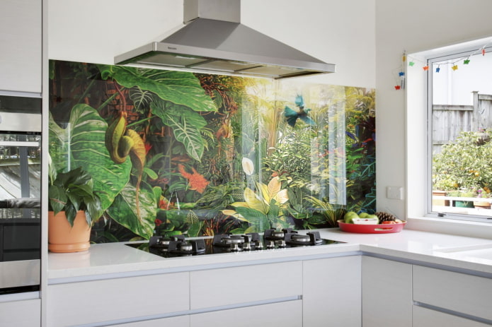 design de avental no interior da cozinha