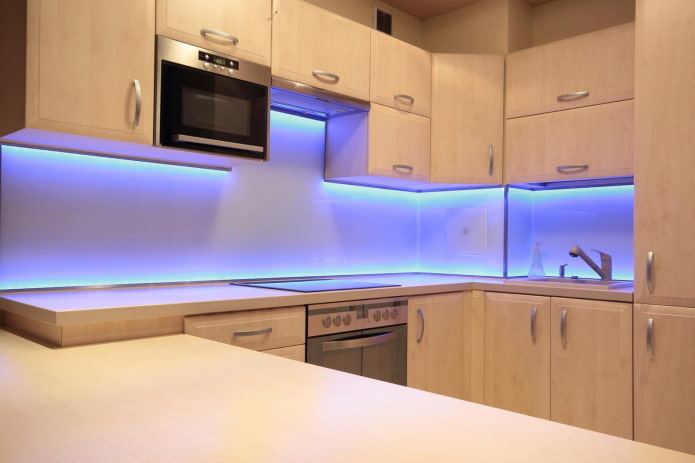 design de avental no interior da cozinha