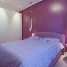 Lindo quarto roxo no interior-3