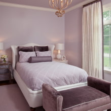 Lindo quarto roxo no interior-8