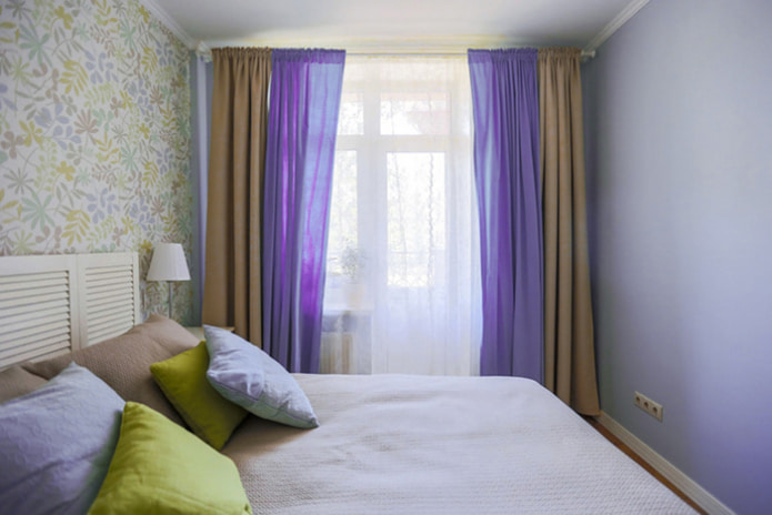 cortinas roxo-marrom 