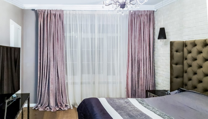 cortinas de veludo roxo