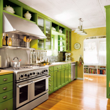 Como decorar o interior de uma cozinha na cor pistache?-4