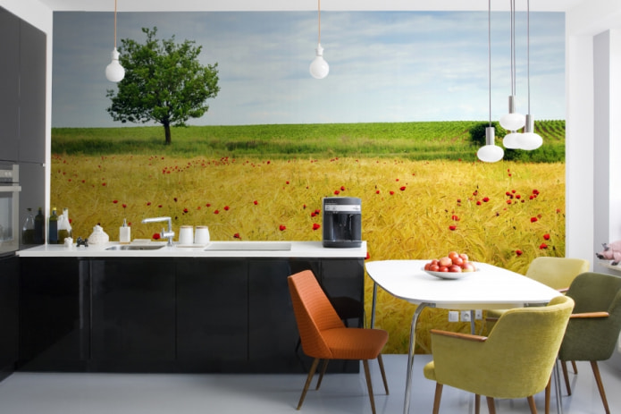 papel de parede com foto e campo