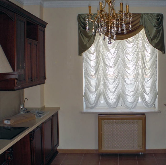 cortinas francesas brancas no interior