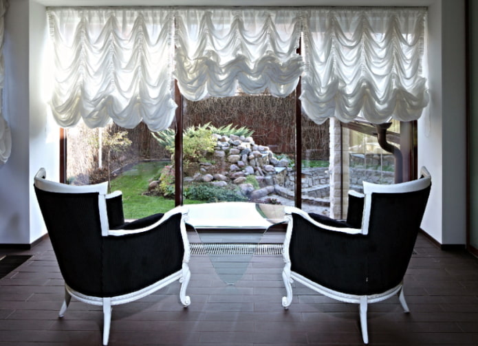 cortinas de toldo no interior