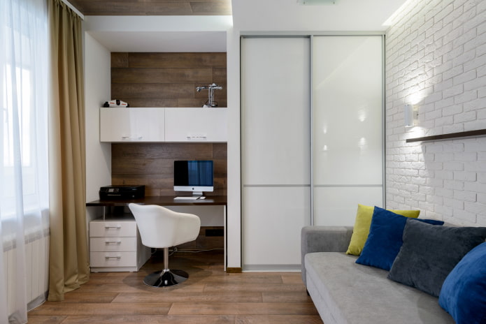 quarto com sofá