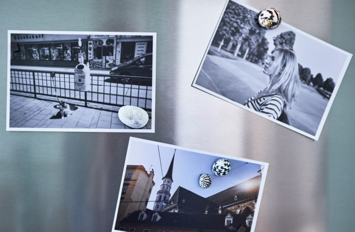Fotos em ímãs de pedrinhas