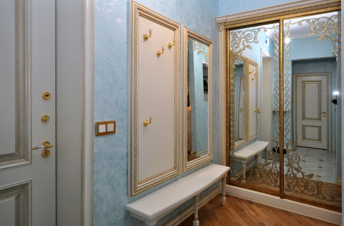 design de camarim no interior do corredor