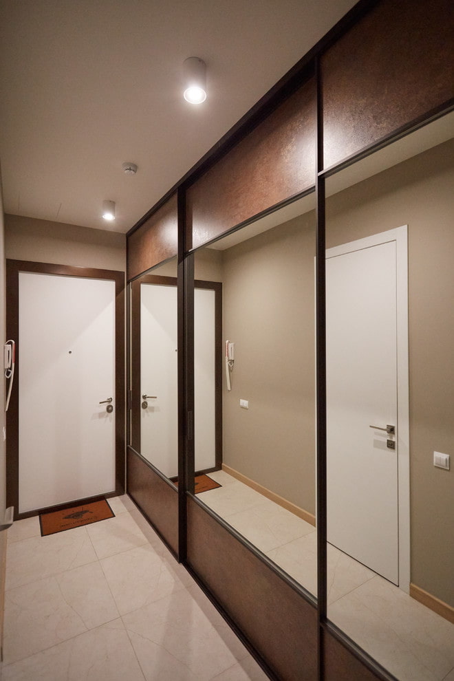 design de camarim no interior do corredor