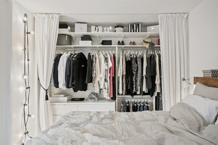 design de camarim no interior do quarto