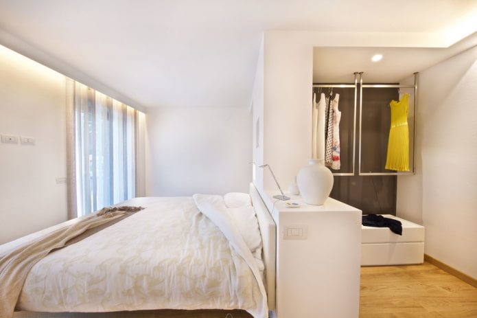 design de camarim no interior do quarto