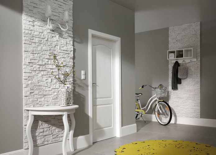 Design de ladrilhos de gesso no interior