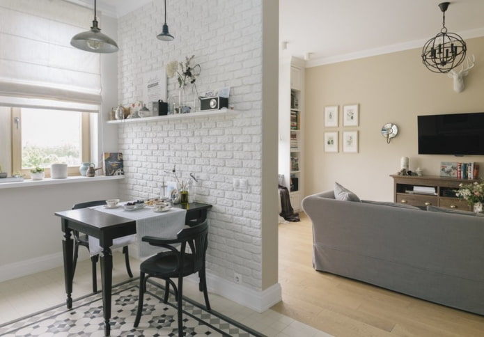 ladrilhos de gesso branco no interior