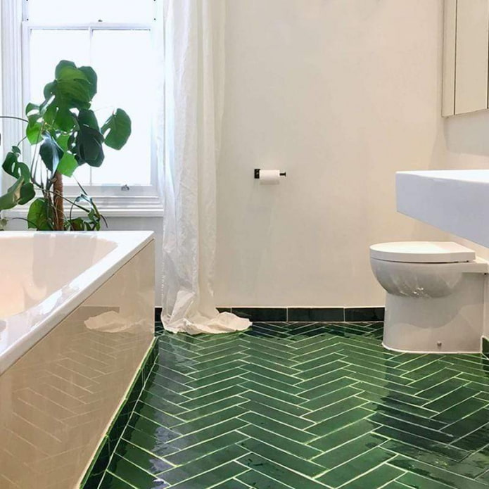azulejo brilhante no chão