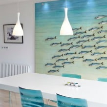 Cor azul no interior: combinações, ideias de design, 67 fotos-7