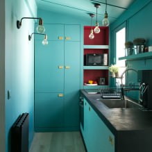 Cor azul no interior: combinações, ideias de design, 67 fotos-1