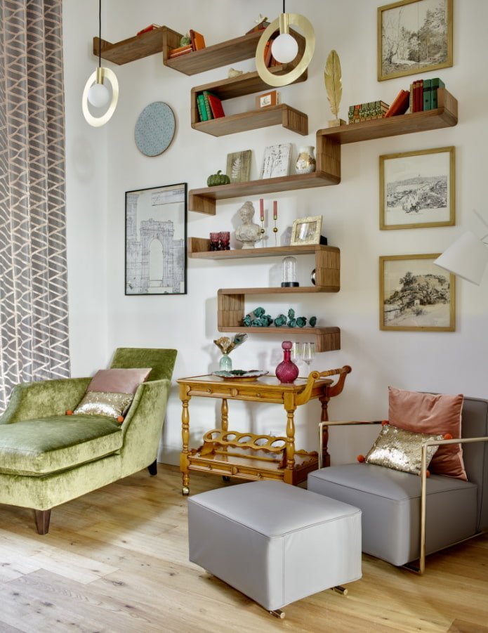 Poltronas com apoio para os pés