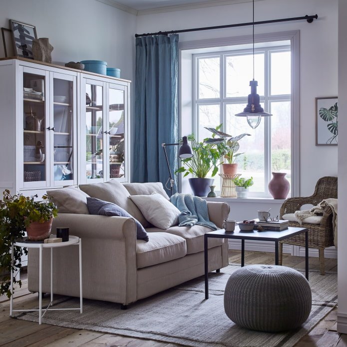 sala de estar estilosa ikea