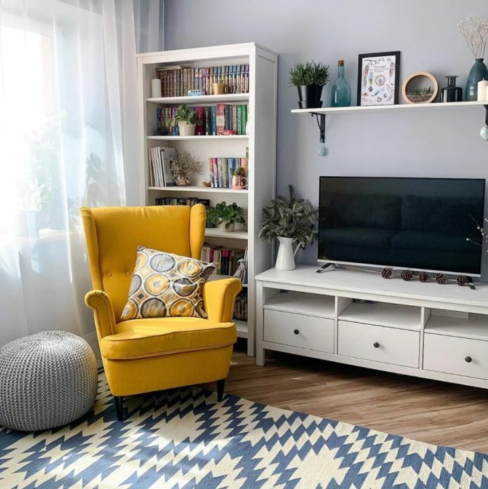 poltrona ikea amarela
