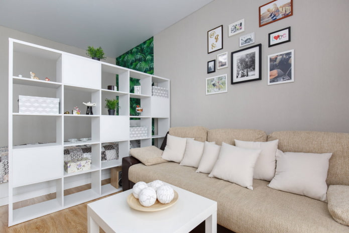 zoneamento com prateleiras ikea