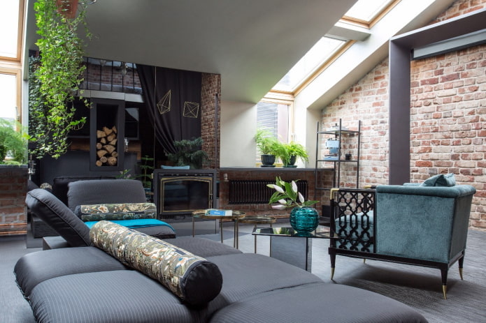 Loft em uma casa de campo