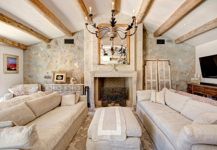 Estilo provençal em uma casa de campo