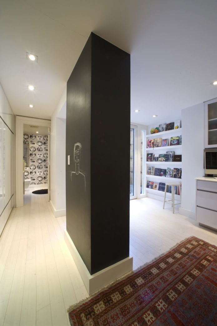 vença a coluna no apartamento