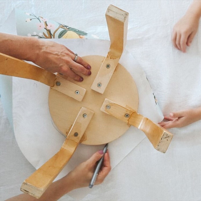 Preparando a peça