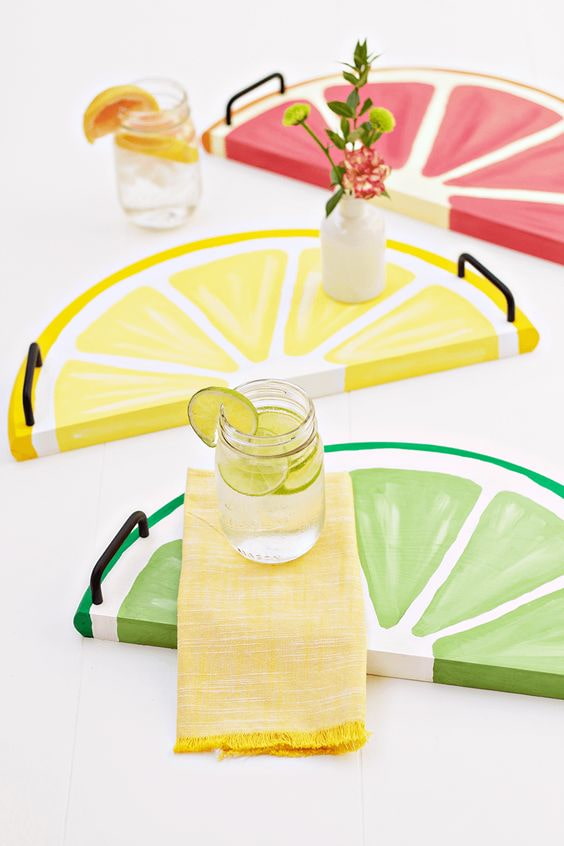 Bandejas de tampos de mesa