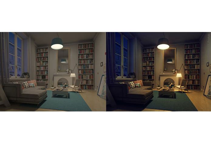 controle de iluminação por sensores de luz