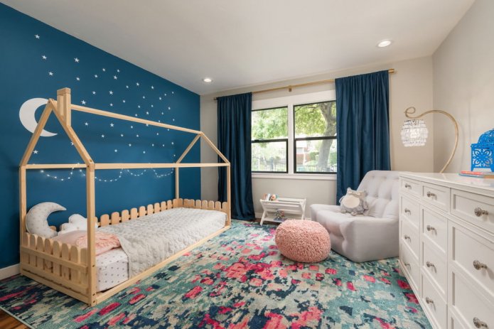 design de quarto estiloso para menina